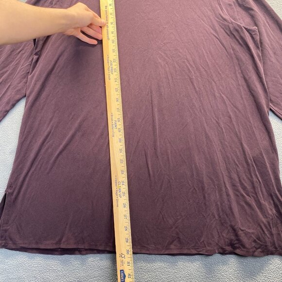 Eileen Fisher Women's Round Neck Pullover Relaxed 3/4 Sleeve Shirt Size 1X - Picture 5 of 8